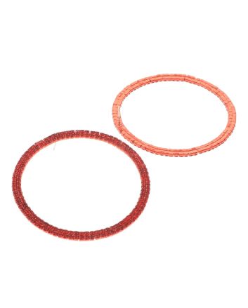 Rhinestone Hoop Earrings