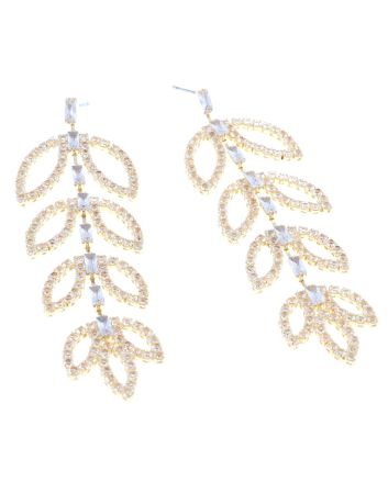 Rhinestone Post Earrings