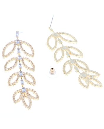 Rhinestone Post Earrings