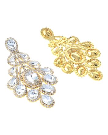Rhinestone Post Earrings