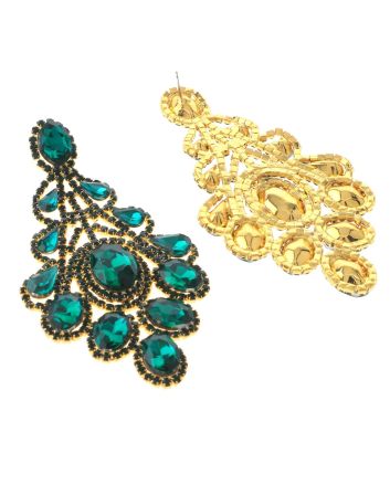 Rhinestone Post Earrings