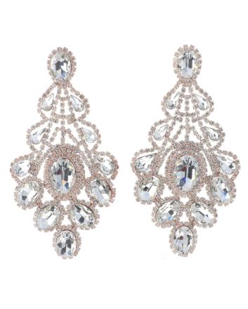 Rhinestone Post Earrings