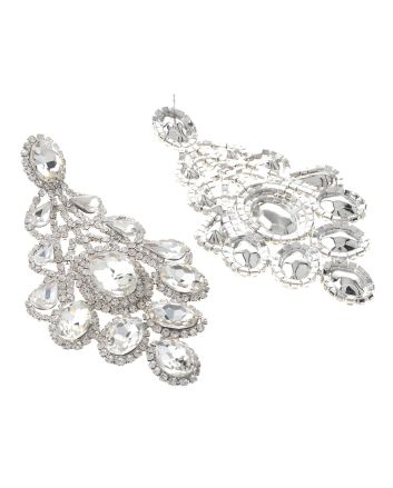 Rhinestone Post Earrings