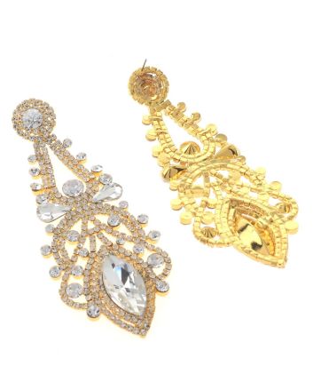 Large Chandelier Rhinestone Earring
