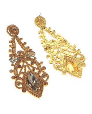 Large Chandelier Rhinestone Earring