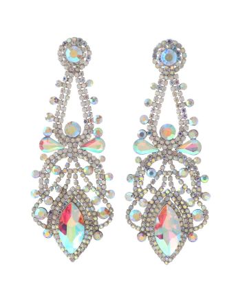 Large Chandelier Rhinestone Earring