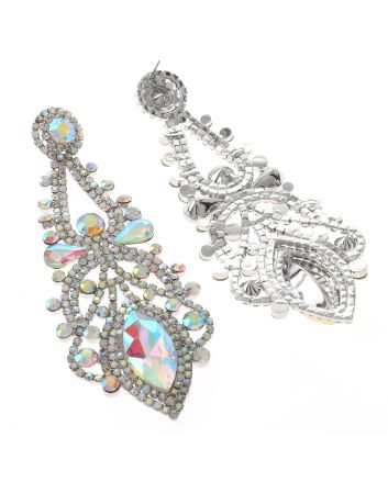 Large Chandelier Rhinestone Earring