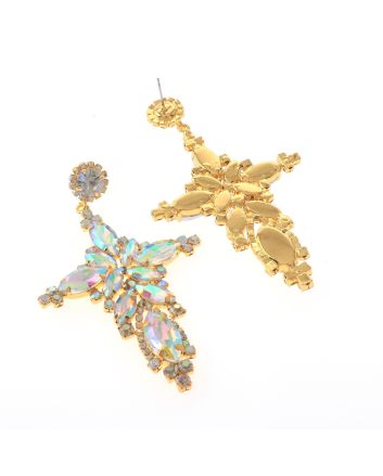 Large Chandelier Rhinestone Earring
