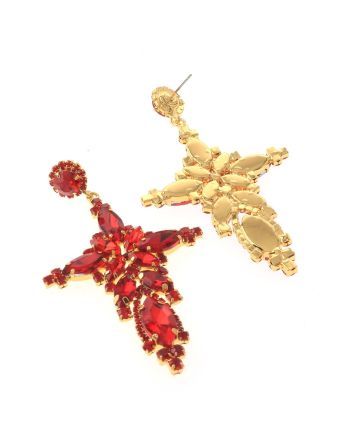 Large Chandelier Rhinestone Earring