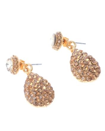 Rhinestone Post Earrings