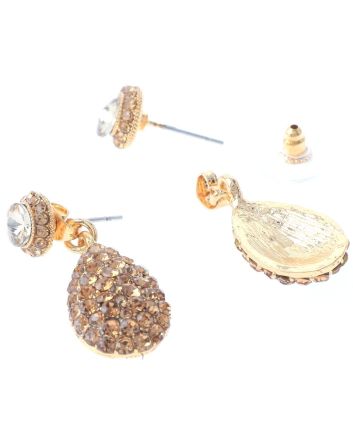 Rhinestone Post Earrings