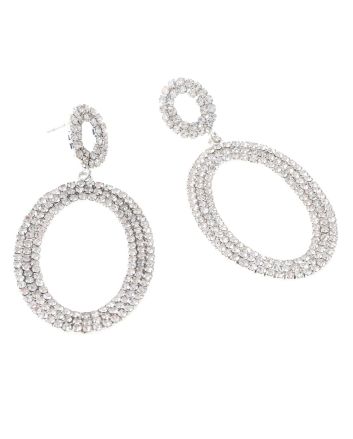 Rhinestone Post Earrings