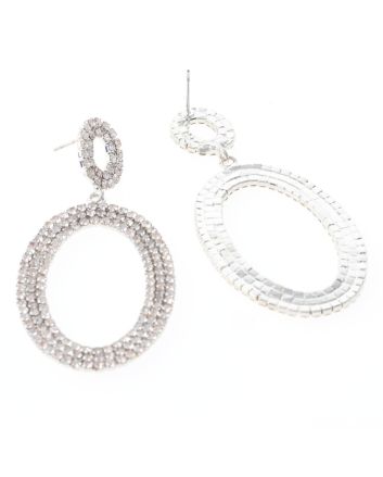 Rhinestone Post Earrings