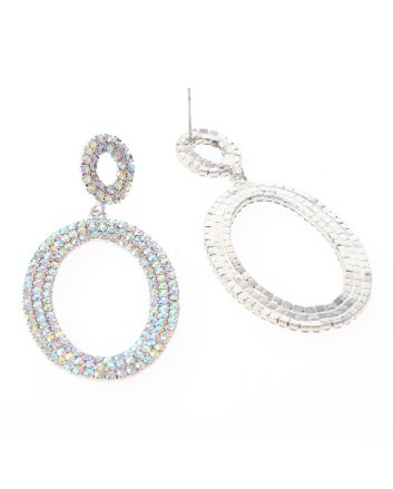 Rhinestone Post Earrings