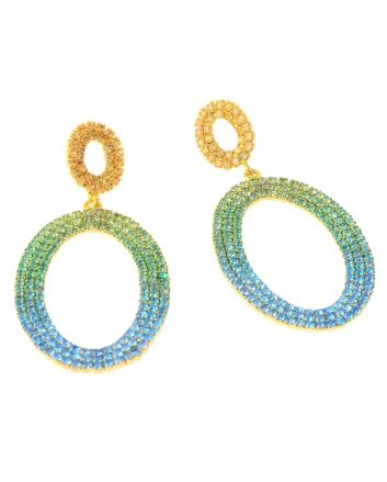 Rhinestone Post Earrings
