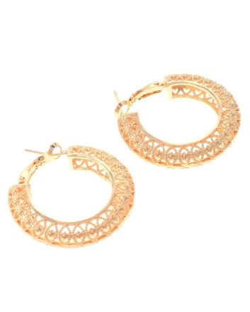 Gold Plated Hoop Earrings