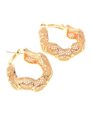 Gold Plated Hoop Earrings