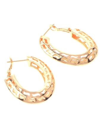 Gold Plated Hoop Earrings