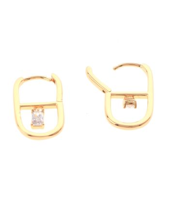 Gold Plated Hoop Earrings