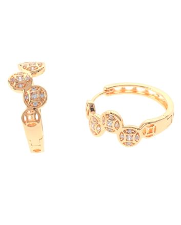 Gold Plated Hoop Earrings