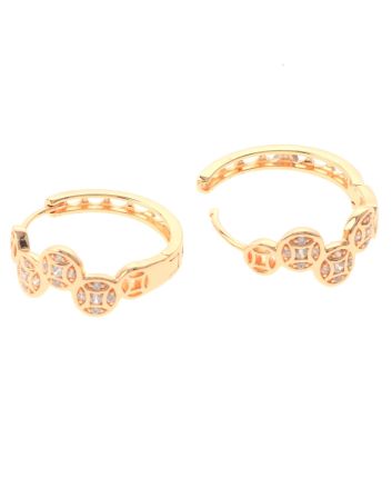 Gold Plated Hoop Earrings