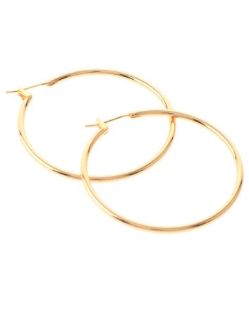 Gold Plated Hoop Earrings