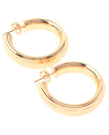 Gold Plated Hoop Earrings