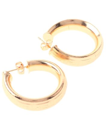 Gold Plated Hoop Earrings