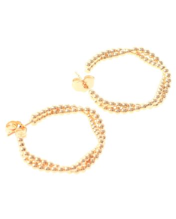 Gold Plated Hoop Earrings