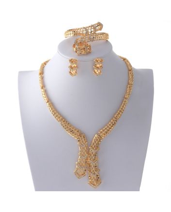 Gold Plated Necklace Set