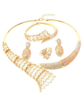 Gold Plated Necklace Set