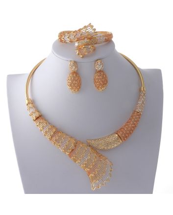 Gold Plated Necklace Set