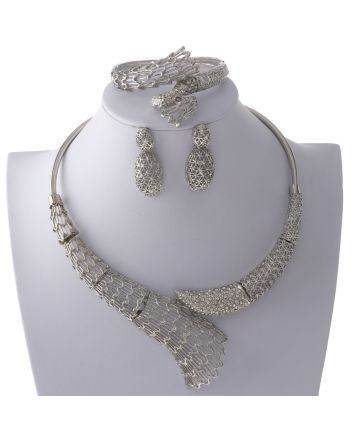silver  Plated Necklace Set