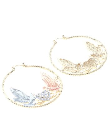 Gold Plated Hoop Earrings