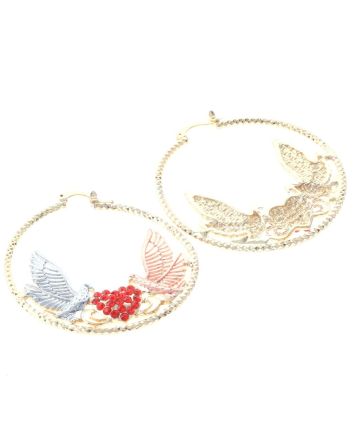 Gold Plated Hoop Earrings