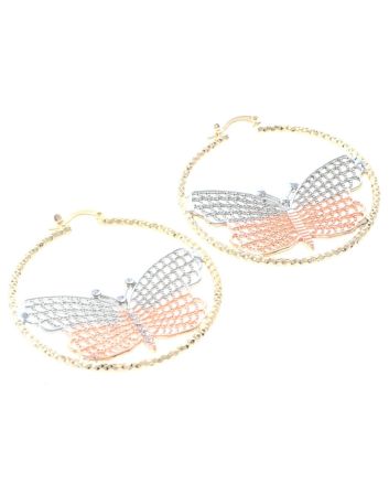 Gold Plated Hoop Earrings