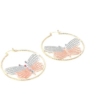 Gold Plated Hoop Earrings