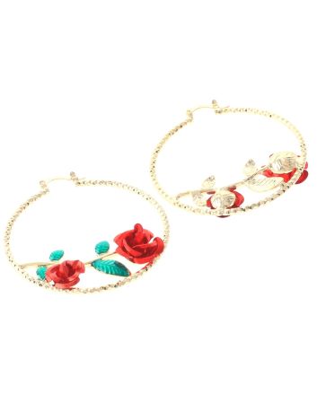Gold Plated Hoop Earrings