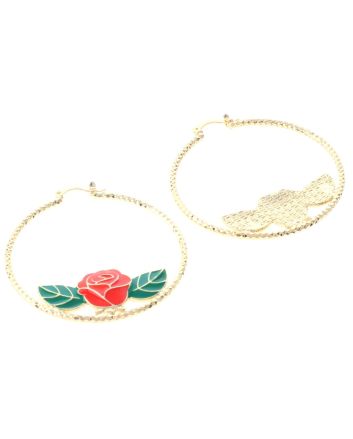 Gold Plated Hoop Earrings