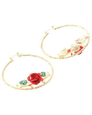 Gold Plated Hoop Earrings