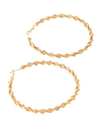 Gold Plated Hoop Earrings