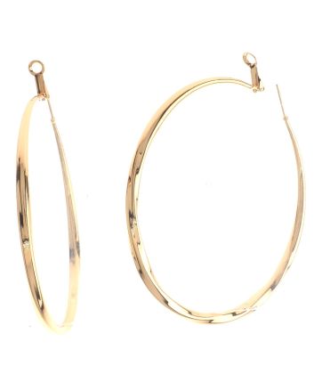 Gold Plated Hoop Earrings