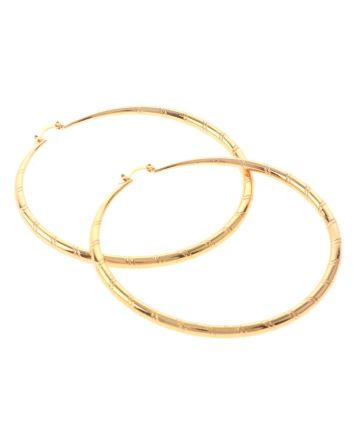 Gold Plated Hoop Earrings
