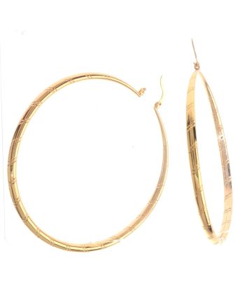 Gold Plated Hoop Earrings