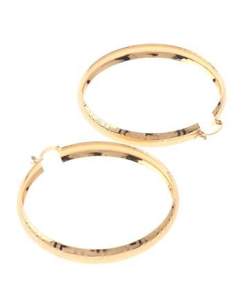 Gold Plated Hoop Earrings