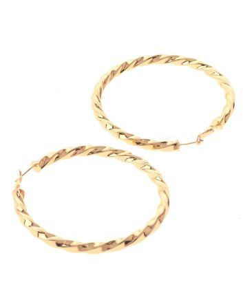 Gold Plated Hoop Earrings