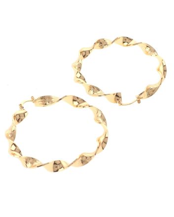 Gold Plated Hoop Earrings