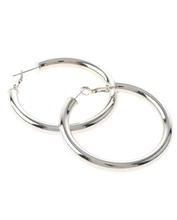 Silver Plated Hoop Earrings