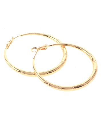 Gold Plated Hoop Earrings