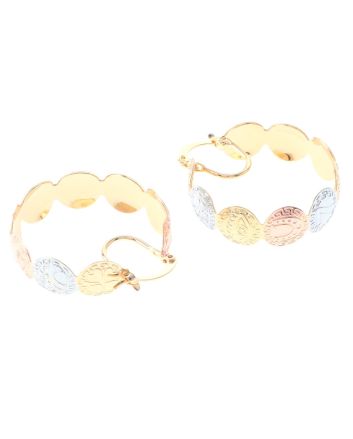 Gold Plated Hoop Earrings